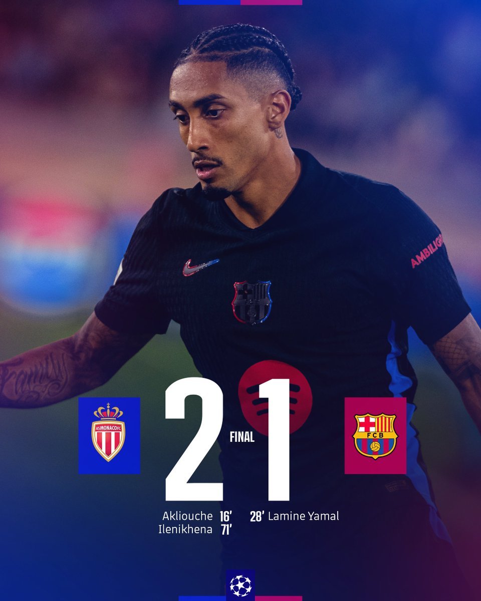 AS Monaco 2-1 FC Barcelona