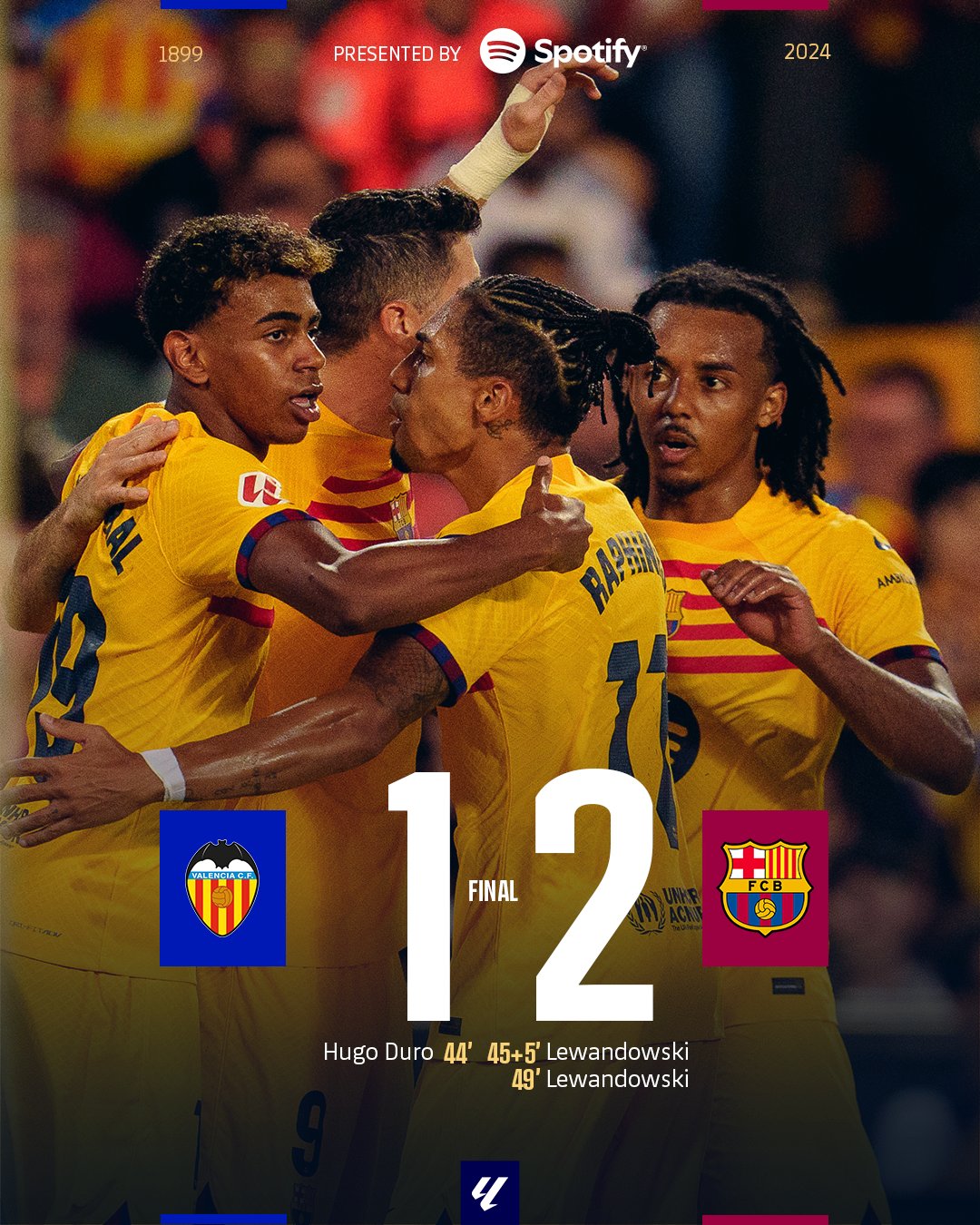 Valencia CF 1-2 FC Barcelona