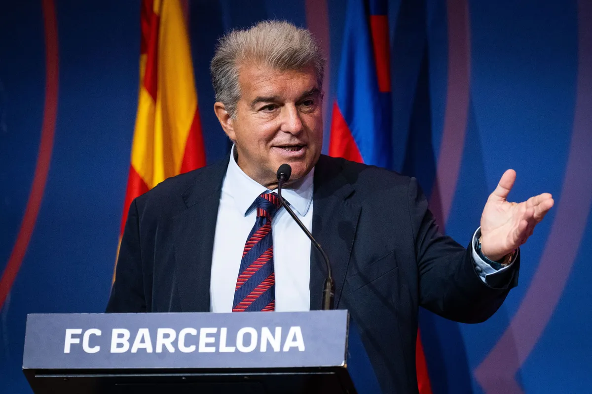 Joan Laporta: "Jsme velmi spokojeni s týmem"