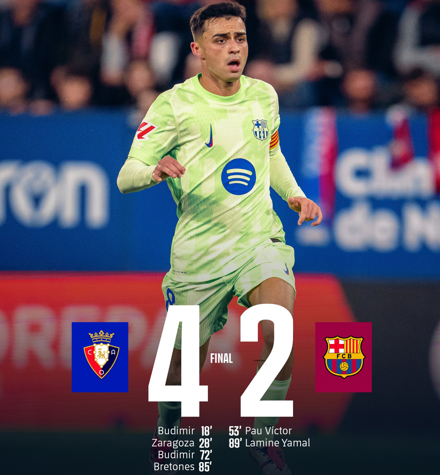 CA Osasuna 4:2 FC Barcelona 